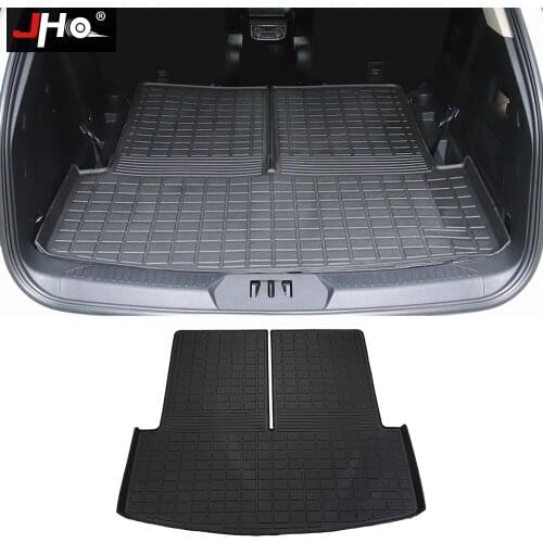 JHO Car Rear Cargo Boot Liner Trunk Floor Mat Carpet Tray For Ford Explorer 2020 2021 Limited Base XLT Interior Accessories