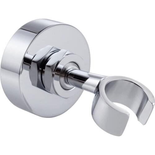 Polished Chrome Solid Brass Shower Head Bracket Holder Stepless Adjustable Wall Mount,Shower accessories--S4432
