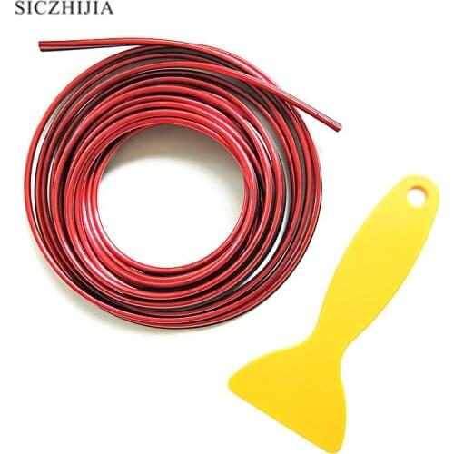 Dashboard door edge car trim strip for Volvo S40 S60 S80 XC60 XC90 V40 V60 C30 XC70 V70