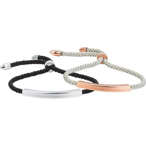 Punk Simple Rope Bracelet For Lovers Couple Valentine Days Jewelry Pulseira sl248