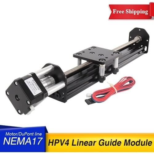 HPV4 NEMA17 Stepper motor 100 V-Slot Linear model (T8*8 Lead Screw) 12mm 14mm 8 Z-axis router kit Reprap 3D printer sapre parts