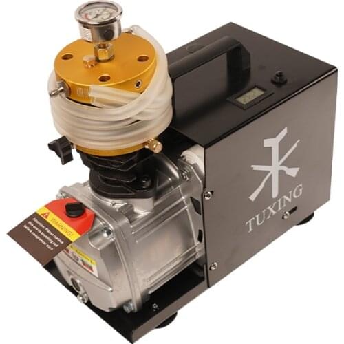 TUXING TXES011 4500Psi 300Bar 30Mpa Electric PCP High Pressure Air Compressor Air Pump Pneumatic Airgun Scuba Rifle PCP Inflator