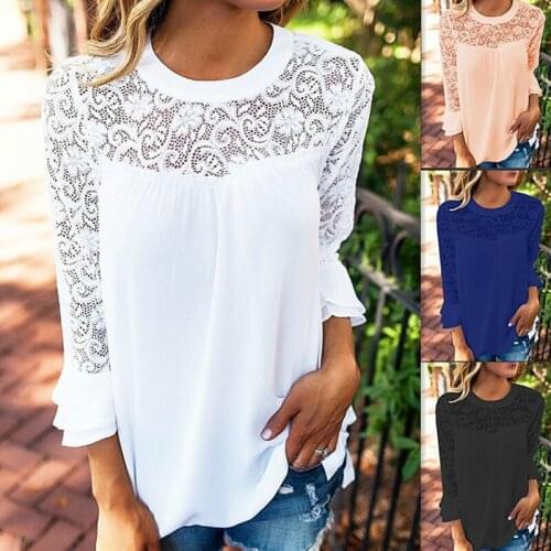 UbdehL Lace Blouses