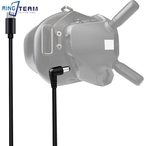 USB-C Cable Glasses Power Cord For DJI FPV Goggles Power Cord TYPE-C To DC5.5 Male