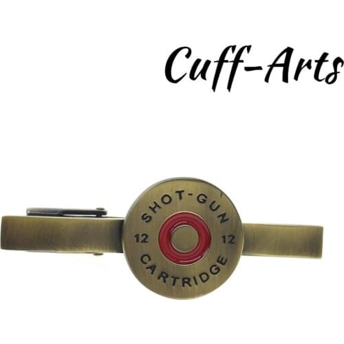 Tie Clip For Men Fashion Cartridge Cap Tie Clip Antique Color Male Business Gift for Mens Jewelry by Cuffarts T10018