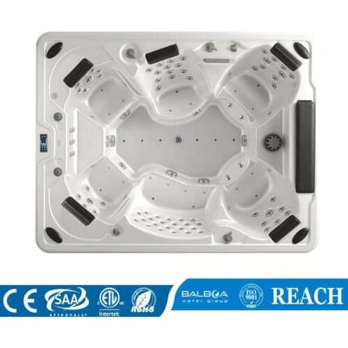 2.8 Meter 2019 New Fashionable Design Outdoor Luxury Hydro SPA Whirlpool Massage Pool (M-3342)