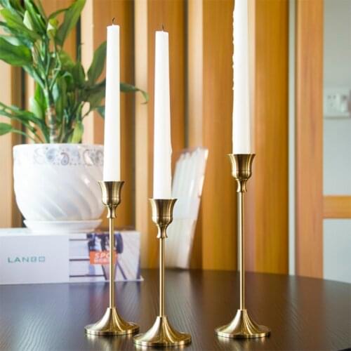 3pcs/Set Metal Candelabra Candle Holder For Weddings Party Decoration Table Centerpieces Candles Stand Desktop Home Decoration