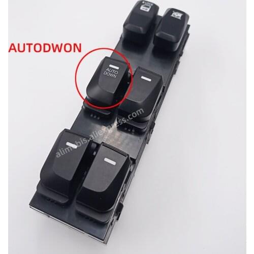 935702S150 Front left side Window Main Switch button for hyundai Tucson IX35 Door glass lift control switch LH 93570-2S150