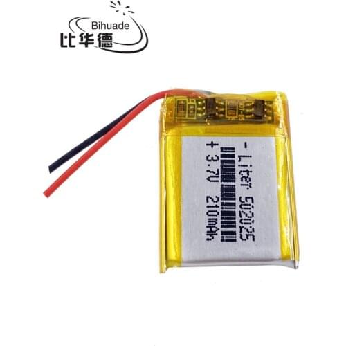 Tablet battery SD 502025 052025 rechargeable 3.7v 200mah li-polymer battery with CE MSDS Rohs