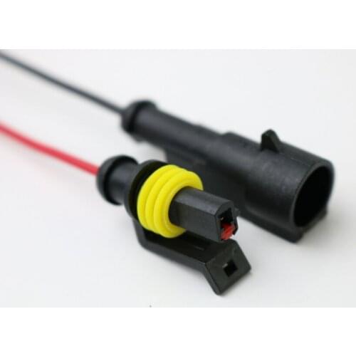 Auto wire connector 1P auto connector Male & Female Waterproof Electrical Connector Plug with cable