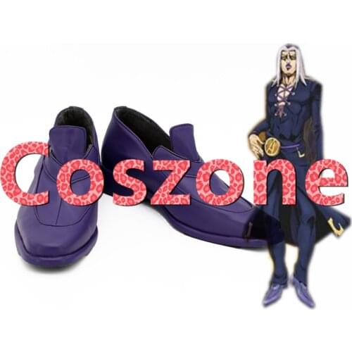 JoJos Bizarre Adventure Golden Wind leone abbacchio Cosplay Shoes Boots Halloween Cosplay Costume Accessories
