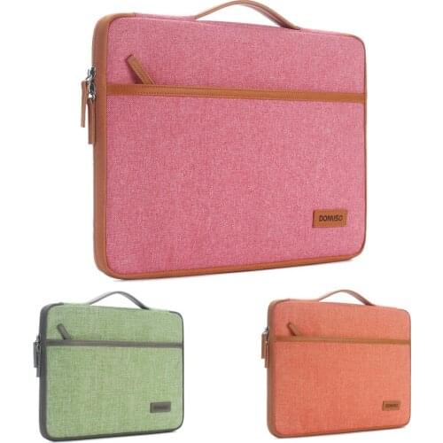10 11 13 14 15.6 inch Laptop Sleeve Case Notebook Bag Carrying Handbag Cover Women Laptop Bag Pink Green Orange