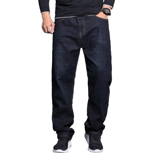 Oversize 29-46 Mens Jeans Cotton Slim Elastic Italy Brand Fashion Business Pants Classic Style Spring Jeans Denim Trousers