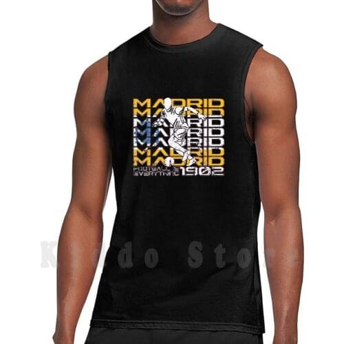 Football Is Everything-Attack Retro Tank Tops Vest Sleeveless 80s Distressed Fan Football Idea Liga Soccer Spanish