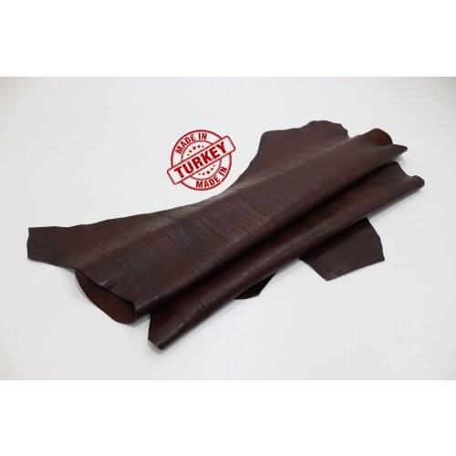 Real Sheep Skin Deep Brown 1 Mm Tanned Leather Ready Made Pieces Craft Products Wallet Bag Clothes Shoe Design Making