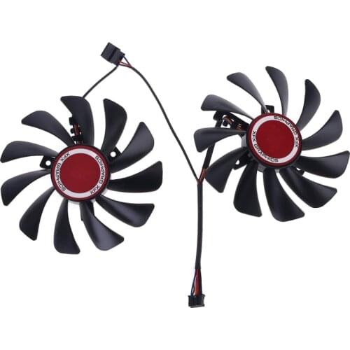 2020 New 2pcs 95mm FDC10U12S9-C CF1010U12S Cooler Fan Replace for XFX Radeon RX580 RX590