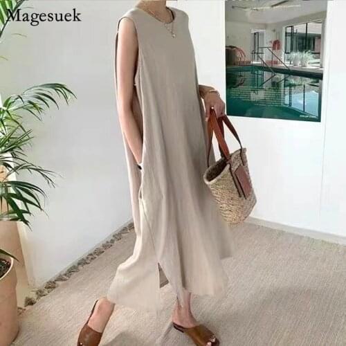 Льняные летние платья Magesuek China At AliExpress