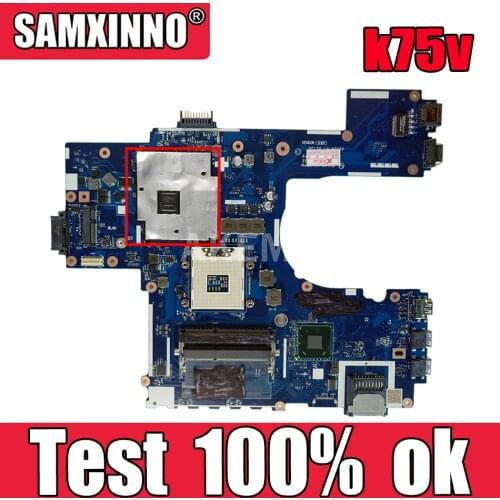 For asus k75v k75vj k75vm r700v motherboard qcl70 la-8222p gt630m motherboard 100% Test ok