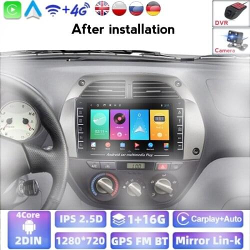 1280X720 HD Android Multimedia Player Audio For Toyota RAV4 2001 2002 2003 2004 2005 2006 Stereo Navigation GPS With 1080P Video