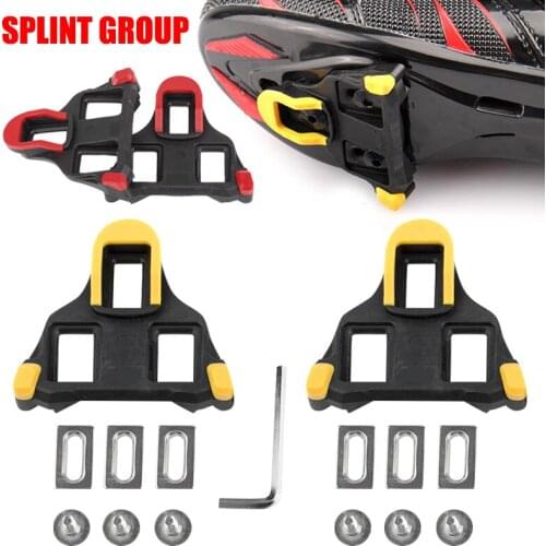 Cleat Set 0/4.5/9 Degree Float Road Bike Pedal Cleats Compatible for Shimano SPD-SL 1 Pair ASD88