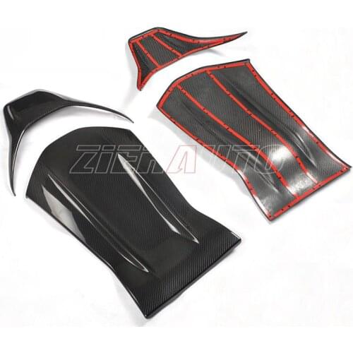 Carbon Fiber Interior Trims Seat Cover For Mercedes-Benz A45 AMG Full/Dry Carbon Fit Seat Back A 45 AMG Carbon Style Stickers