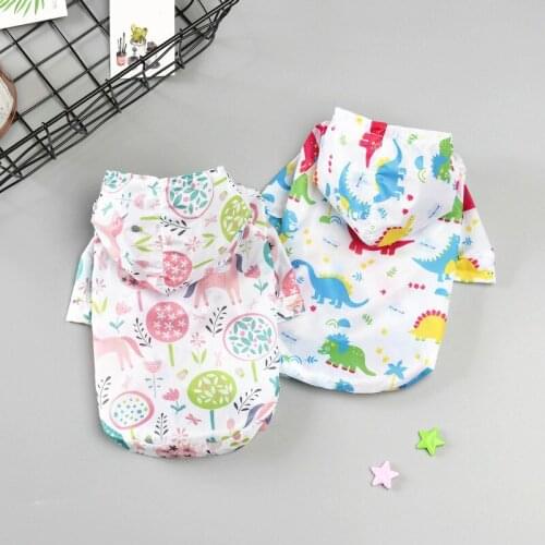 2021 New Sunshine Protection Dog Summer Clothes Pet UV Resistant Pet Clothes Summer Dog Hoodies Ropa De Proteccion Solar