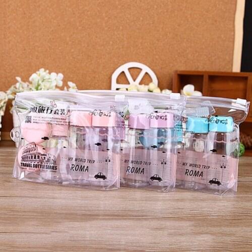 7 PCS/set 3 Colors Travel Cosmetic Empty Jar Pot Makeup Face Cream Container Bottle Drop Shipping