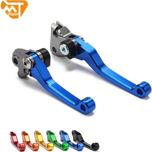 Motorcycle Billet Pivot Brake Clutch Levers For YAMAHA YZ85 2015-2021 YZ65 2018-2021