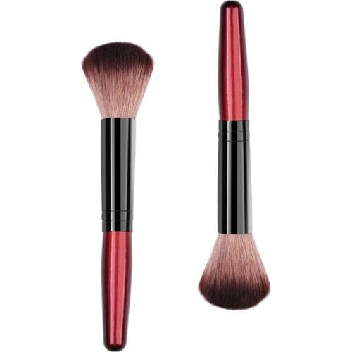 Nail art cleansing brush for nail manicure Nail Art Care Pedicure Soft Remove Dust wooden handle nail powder brush MZ100