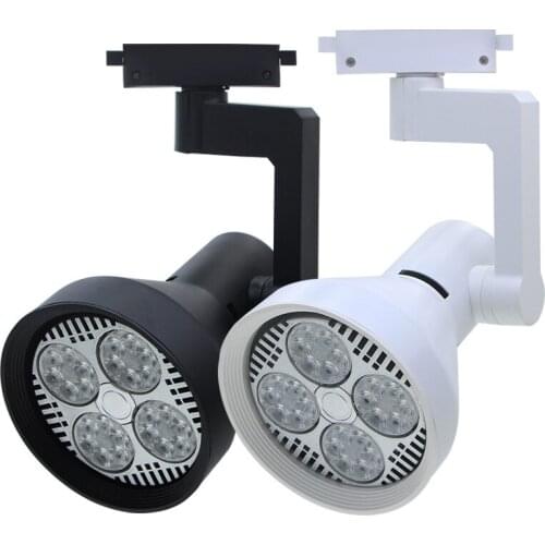 LED Track Light PAR30 Par Light 35W Clothing Store Super Bright Spotlight Single Track Light E27 Spot light 110v 220v