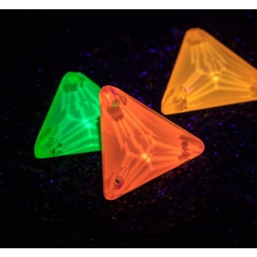 Trilliant MN Series Glow Shining Fresh Color K9 Glass Sew on Rhinestones Flat Back Strass Crystal Buttons Sew on Clothing Crafts