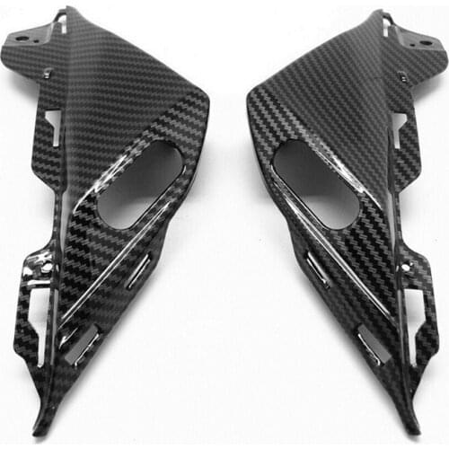 Carbon fiber paint Fit For Yamaha T MAX 530 17-2018 Front Side Upper Mirror Adapter Fairing
