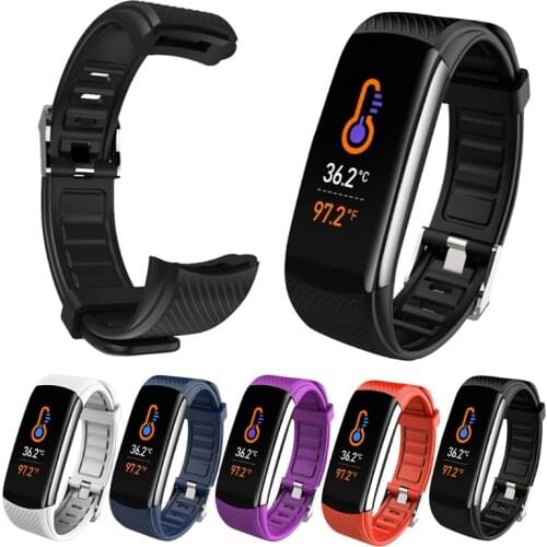 87HA Universal Replacement Watch Bands Strap for C5S C6S C6T TPU Waterproof Bracelet Sports Sweatproof Portable Wristband