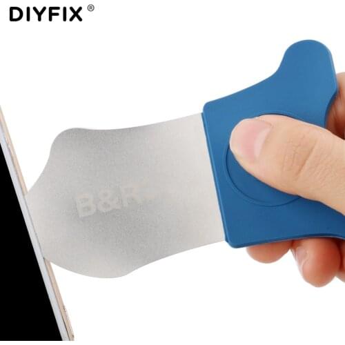 DIYFIX LCD Screen Disassembly Opening Tool Stainless Steel Anti-Slip Picks Thin Pry Tool for Mobile Phone Tablet PC Repair Tools