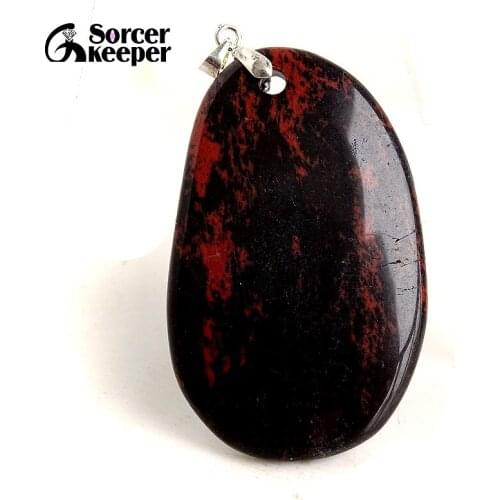 Golden Swan Stone Picasso Stone Gem Pendant Natural Stone Beads For Jewelry Making DIY Necklace Accessory JS389