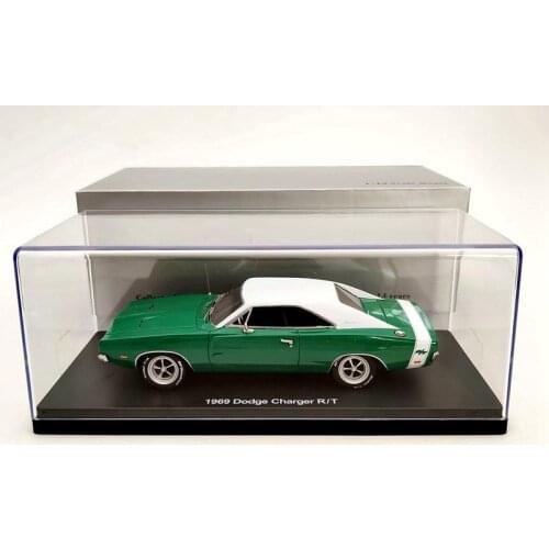 1:43 1969 For D~ge Charger R/T 426 Hemi (XS29) Resin Limited Models - green Classic Auto Toys Collection Gift
