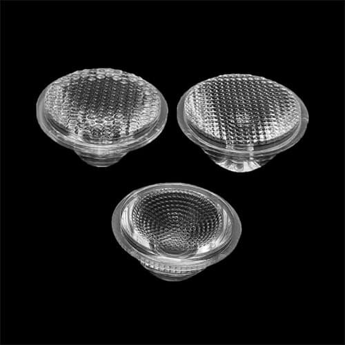 30/45/60/120 Degree Diameter 20mm Lumen COB Bead surface LED LENS