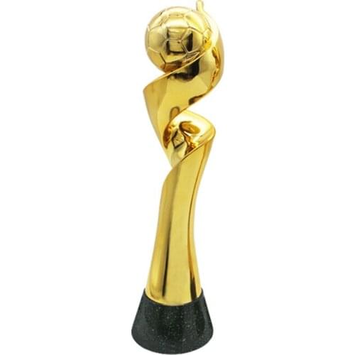 Free shipping full size 38cm woman world trophy cup 2014 Football Champion Award