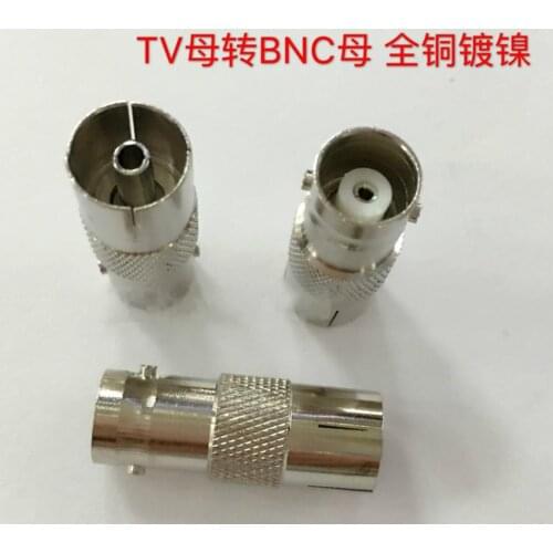 BNC female to TV female RF Coaxial Cable Plug connector adapter