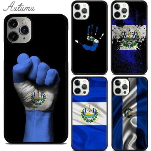 El Salvador National Flag Phone Case for iPhone 11 12 Pro Max mini X XR XS SE 2020 5 6S 7 8 Plus Samsung Galaxy S8 S9 S10 Cover