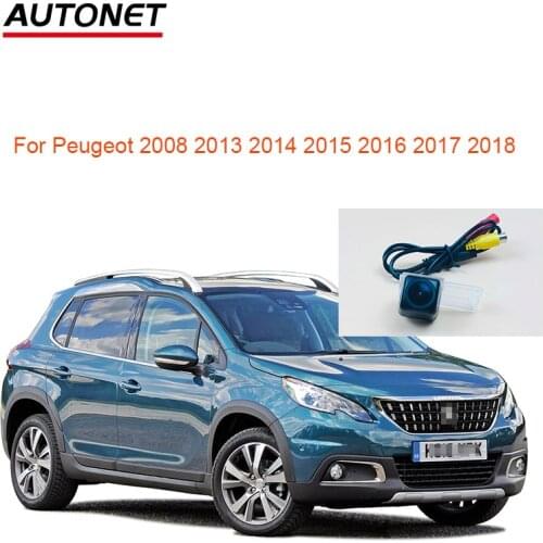 HD 1280*720 Rear View Camera For Peugeot 2008 2013 2014 2015 2016 2017 2018 Car Reverse Parking Accessories/license plate camera