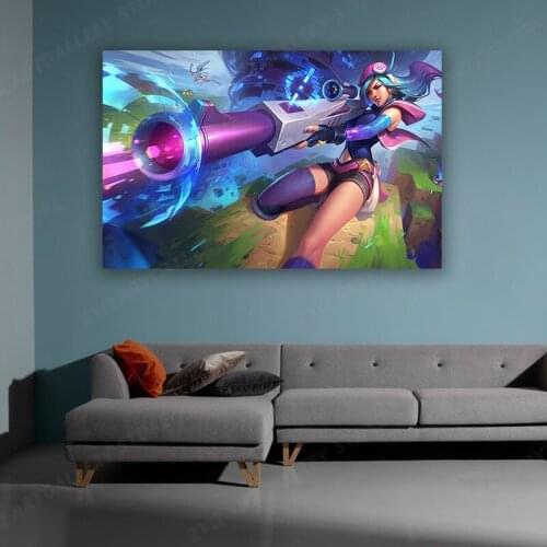 Weapon Artwork,League of Legends Wall Decoration,Video Game Print,Character Poster Print,Fantasy Art Poster Gaming