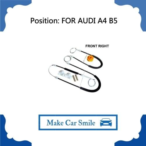 FOR AUDI A4 B5 WINDOW REGULATOR REPAIR KIT FRONT RIGHT 1994-2001 NEW