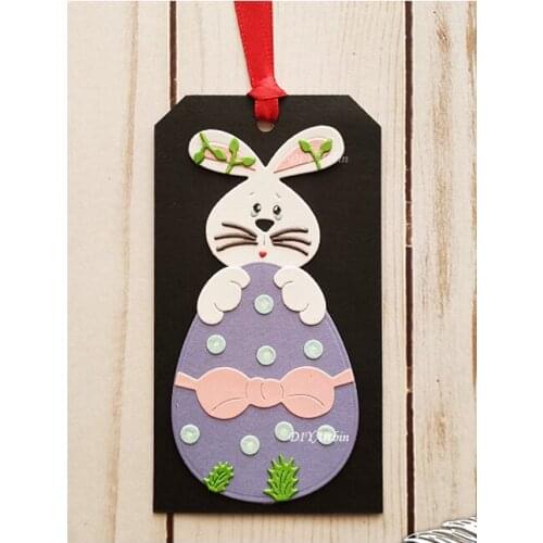 Bow Bunny Egg new design christmas 2020 metal cutting dies Birthday Wishes card making
