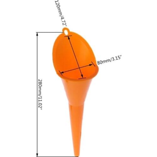 Car Refueling Multi-Function Longer Funnel Gasoline Engine Oil Additive Motorcycle Farm Machine Funnel E7CA