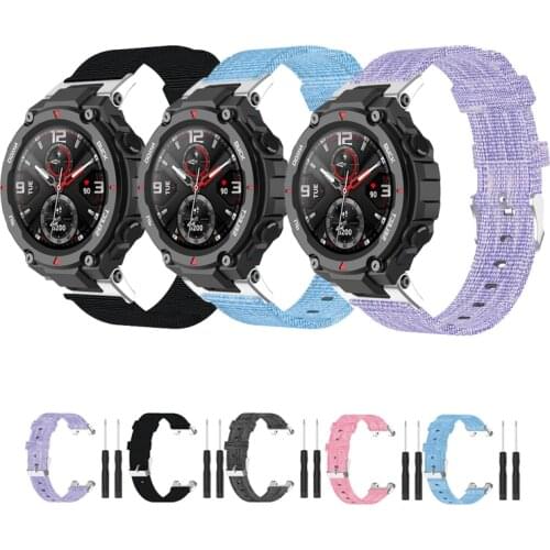 Nylon Canvas Strap For Casio GST-W300 GST-S110 GST-S100G GS-W110 W100G Smart Watch Bracelet Band Replace wristband Correa Belt