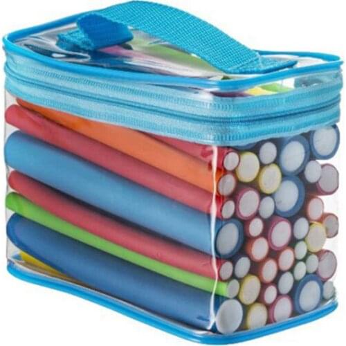 2021 New 42Pcs Flexible Curling Rods Curler Rod Twist-flex Hair Roller 7 Sizes Foam Reusable Non Heating Safe Styling Tool