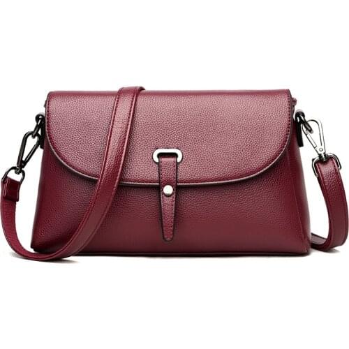 2021 New Fashion Crossbody Bags For Women PU Leather Flap Female Messenger Bag Sac A Main Femme Shoulder Bag Lady Hand Bag