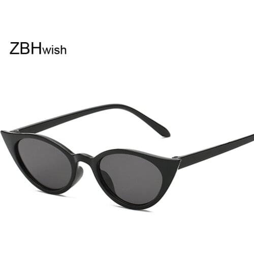 2019 Cateye Women Sunglasses Classic Retro Vintage Oval Sunglasses For Women Brand Designer Eeywear Top Quality UV400 Oculos