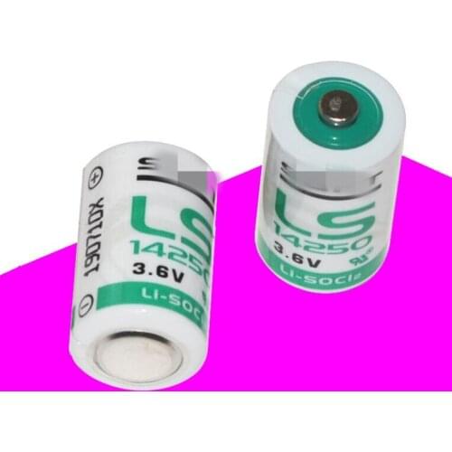 4pcs 3.6V 14250 LS14250 1/2 AA 1/2AA primary battery LS14250 for meter Electronic equipment PLC lithium battery